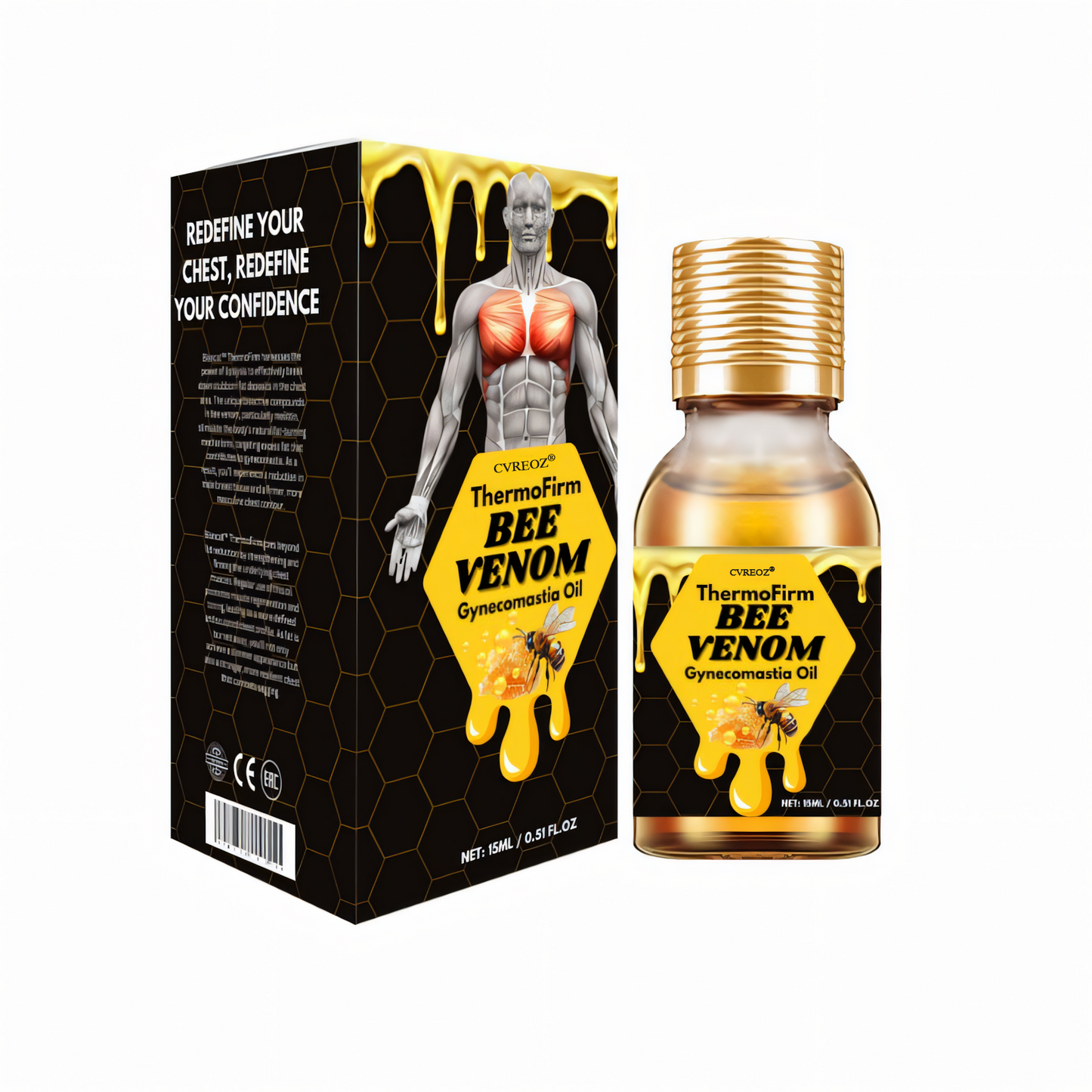 đSPECIAL OFFER: 60% OFF This Week Only!đ„CvreozÂź ThermoFirm Bee Venom Gynecomastia Oil