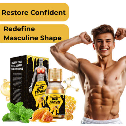 🎉SPECIAL OFFER: 60% OFF This Week Only!🔥Cvreoz® ThermoFirm Bee Venom Gynecomastia Oil