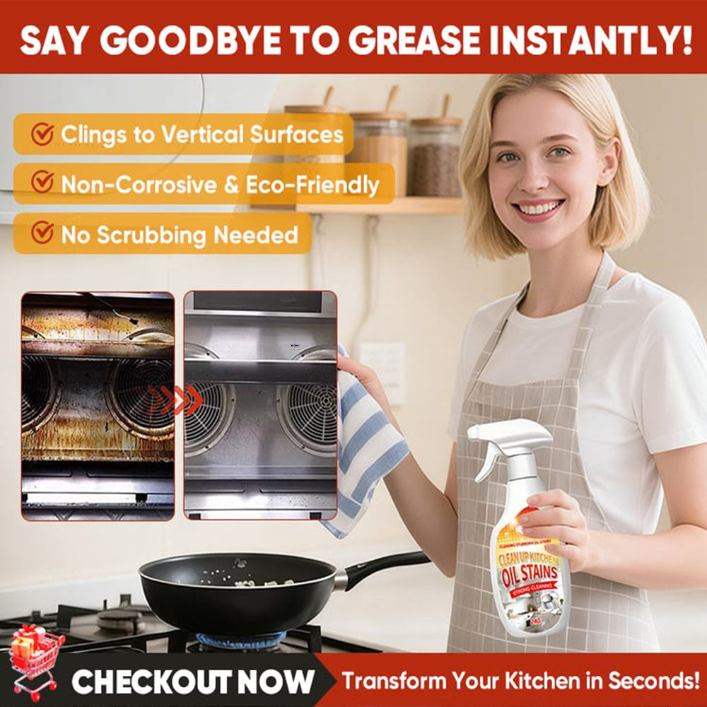 🎉Flash Deal: 60% OFF TODAY🔥 Trilumia® Heavy-Duty Kitchen Degreaser Foam Cleaner