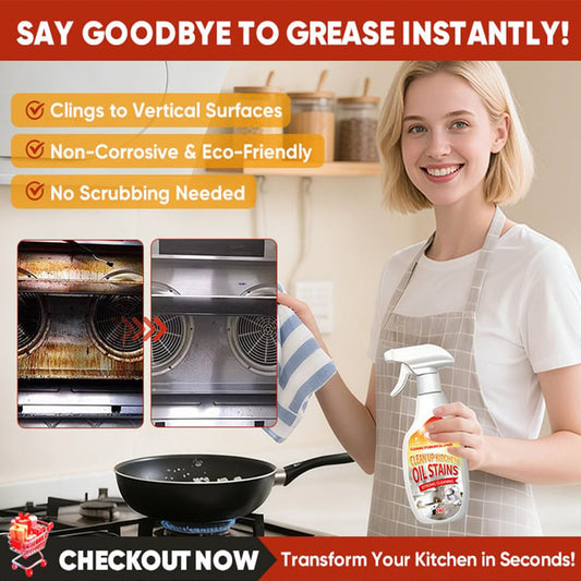 🎉Flash Deal: 60% OFF TODAY🔥 Trilumia® Heavy-Duty Kitchen Degreaser Foam Cleaner