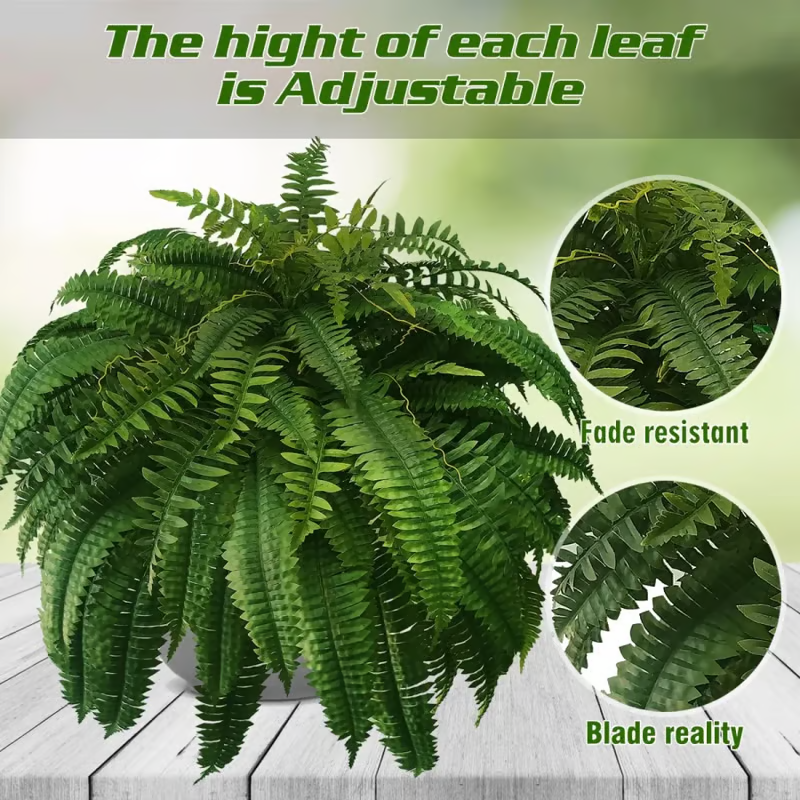 🔥Last Day 75% OFF🌿TLOPA®UV Resistant Lifelike Artificial Boston Fern