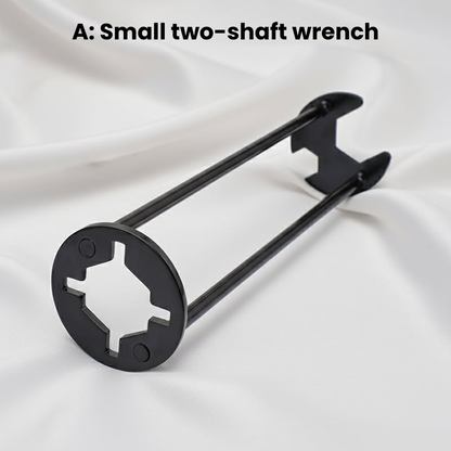 🔥FLASH SALE: 60% OFF + FREESHIPPING🔥TLOPA® Four-Jaw Hex Wrench (2PCS Set) 🌟 Universal Sink & Faucet Installer