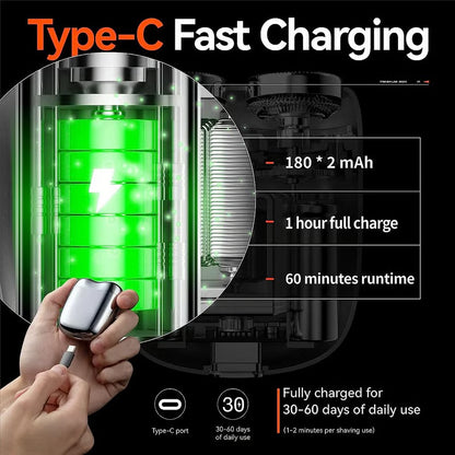 💥 Up to 55% OFF + Free Shipping ✨ TLOPA® Portable Electric Travel Shaver