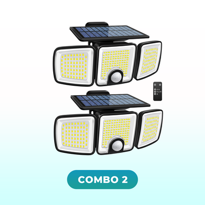 Billhol® Solar Outdoor Light with PIR Motion Sensor & 3 Lighting Modes