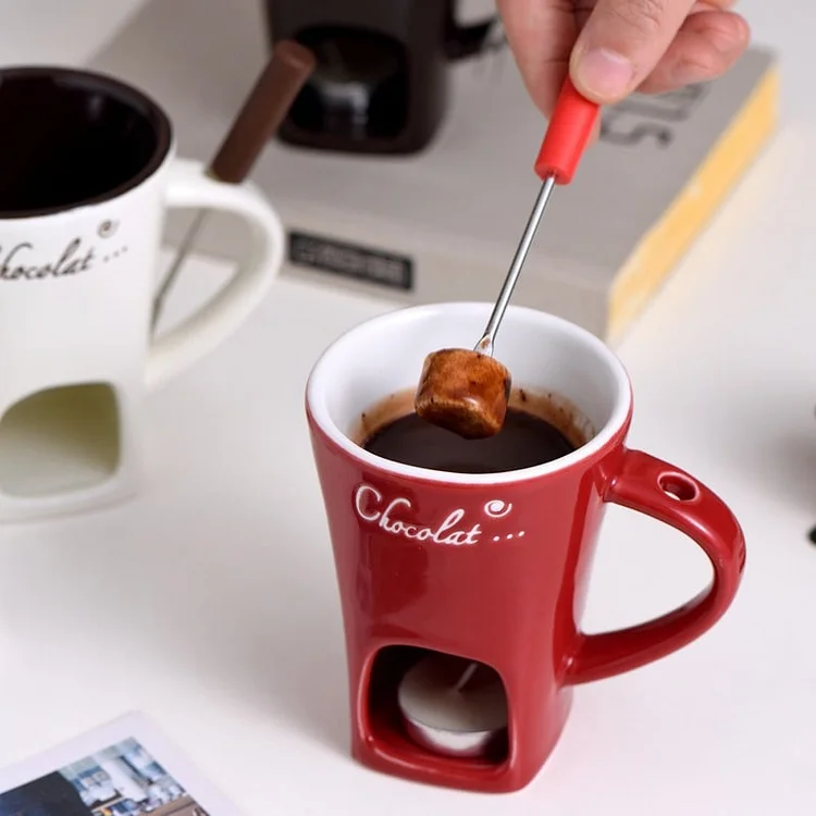 TLOPA® Multi-Functional Ceramic Fondue Mug