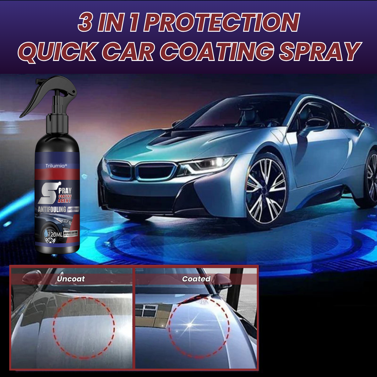 ⏰ Flash Sale: 60% OFF🔥Trilumia® Multifunctional Coating Renewal Agent Spray