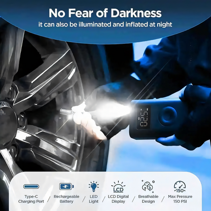 🔥 Last Deal: 60% OFF 🔥 TLOPA® Portable Air Pump for Tire Emergency