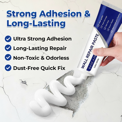 🔥FLASH SALE: 60% OFF + FREESHIPPING🔥Wall Repair Paste 🏆x10 Stronger Hold