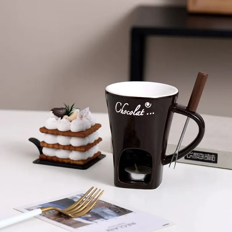 TLOPA® Multi-Functional Ceramic Fondue Mug