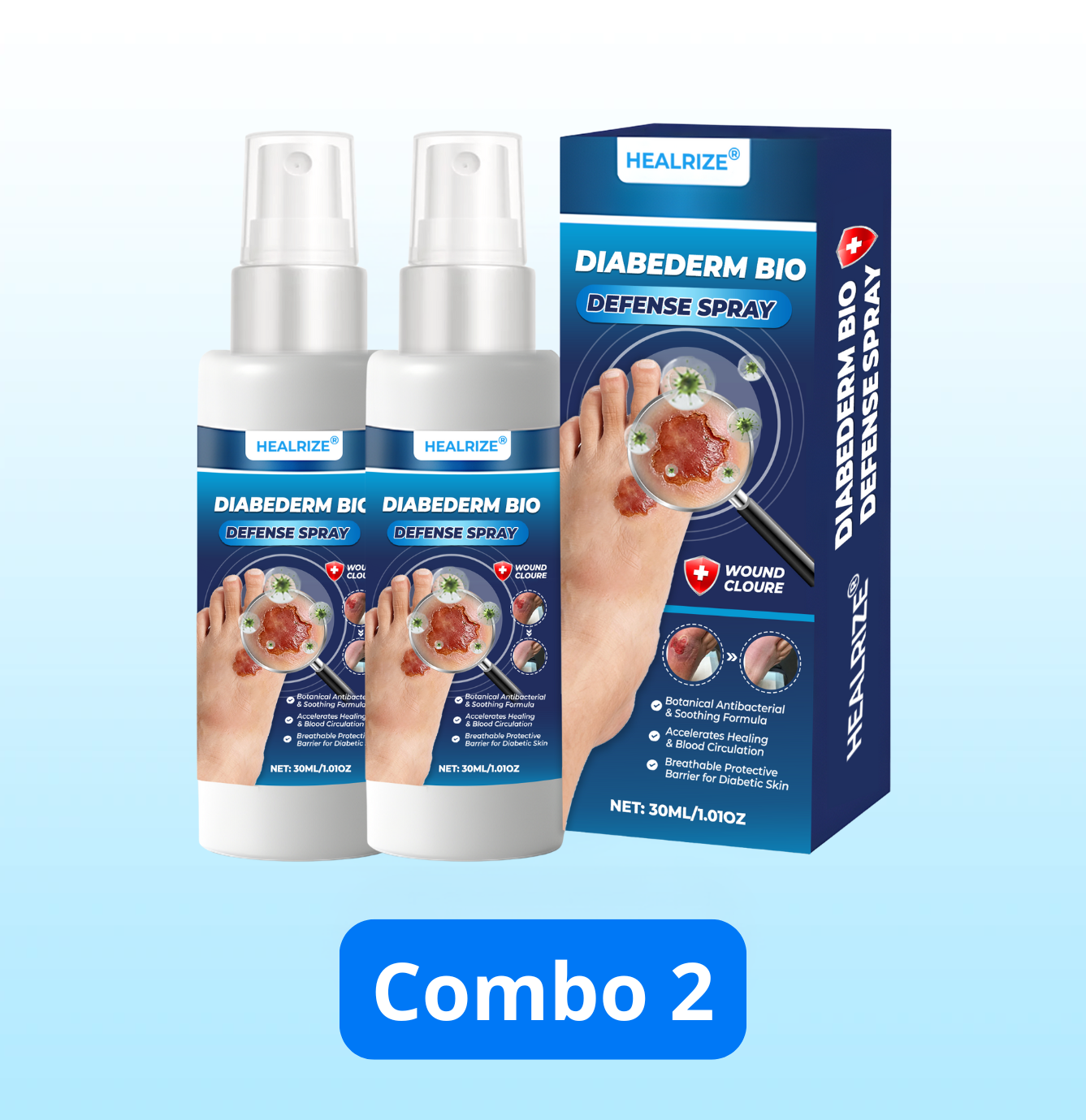 HEALRIZE® DIABEDERM BIO-DEFENSE SPRAY (upsell Carol)