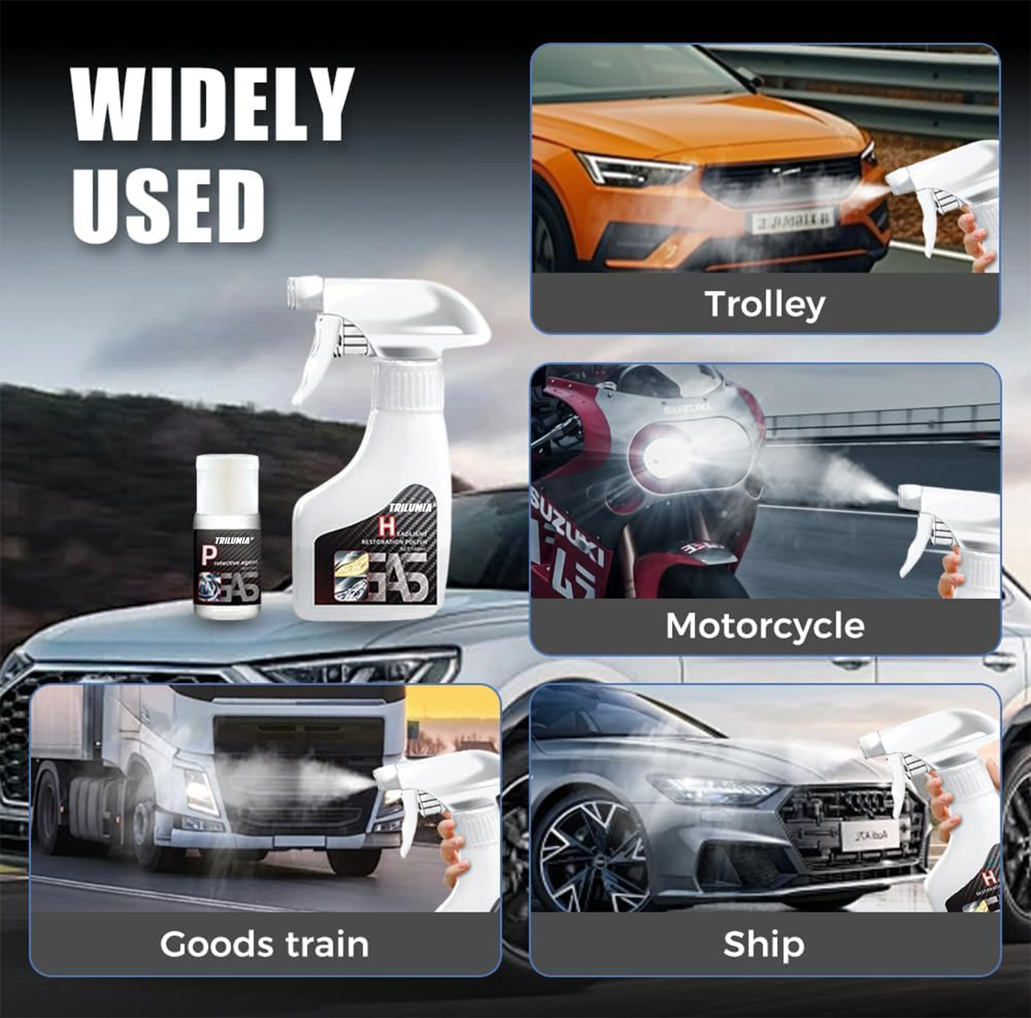 Trilumia® Headlight Restoration Spray - A Mechanic’s Secret Spray