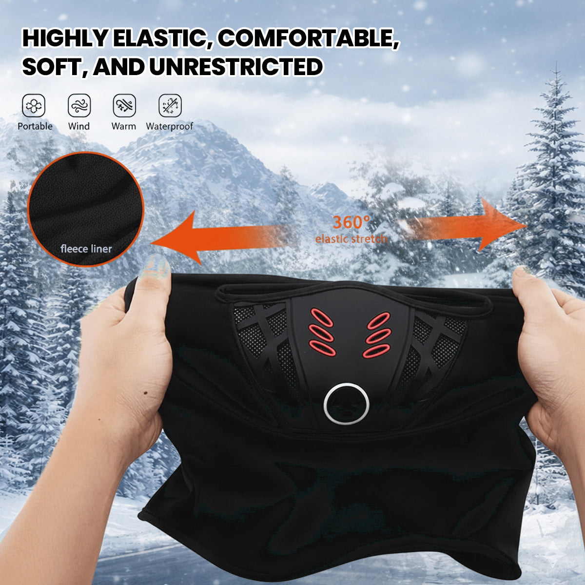 Winter Warm Anti-Haze Balaclava Full Face Mask
