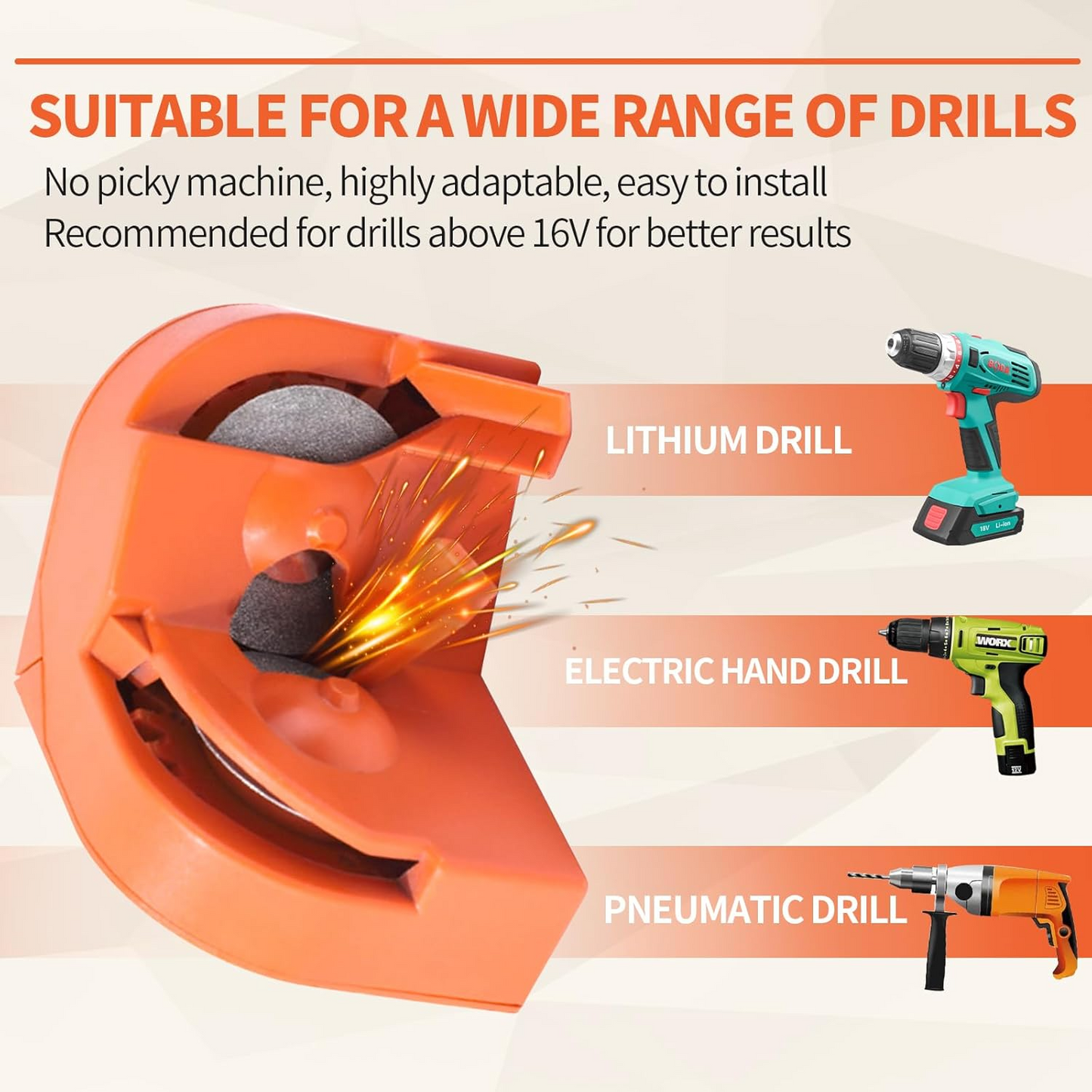 🔥FLASH SALE: 60% OFF + FREESHIPPING🔥TLOPA® Multipurpose Drill Bit Grinding Sharpener
