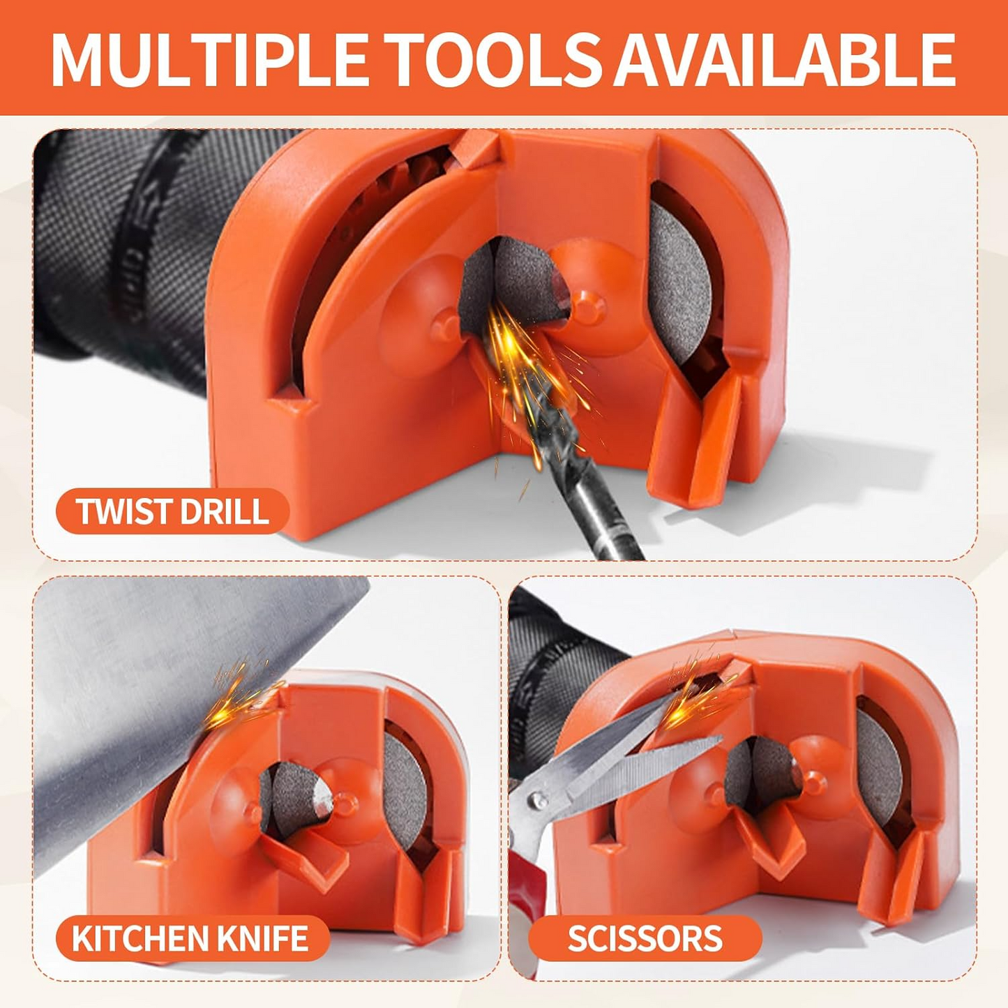 🔥FLASH SALE: 60% OFF + FREESHIPPING🔥TLOPA® Multipurpose Drill Bit Grinding Sharpener