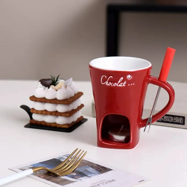 TLOPA® Multi-Functional Ceramic Fondue Mug