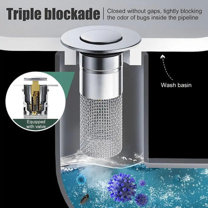 🔥HOT SALE: 60% OFF + FREESHIPPING🔥TLOPA® Stainless Steel Drain Filter