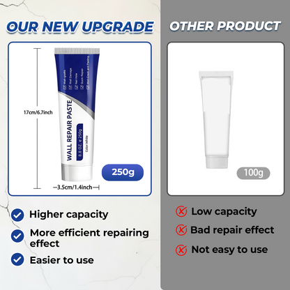 🔥FLASH SALE: 60% OFF + FREESHIPPING🔥Wall Repair Paste 🏆x10 Stronger Hold