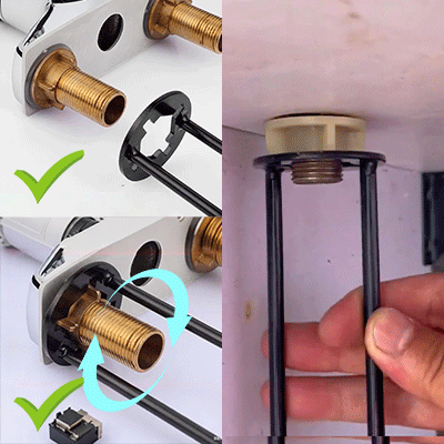 🔥FLASH SALE: 60% OFF + FREESHIPPING🔥TLOPA® Four-Jaw Hex Wrench (2PCS Set) 🌟 Universal Sink & Faucet Installer