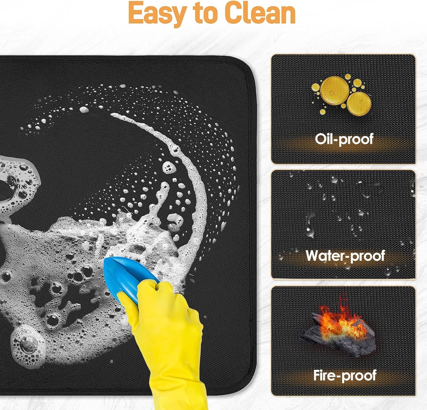 TLOPA® Heat Resistant Floor Mat for Portable Heater