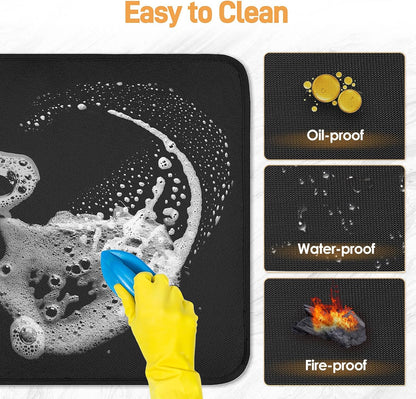 TLOPA® Heat Resistant Floor Mat for Portable Heater