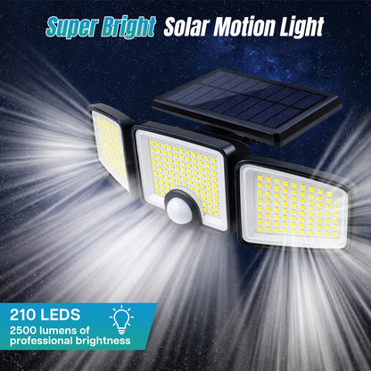 ⏰ EXCLUSIVE DEAL 60% OFF + FREE SHIPPING🔥 Billhol® Solar Outdoor Light with PIR Motion Sensor & 3 Lighting Modes