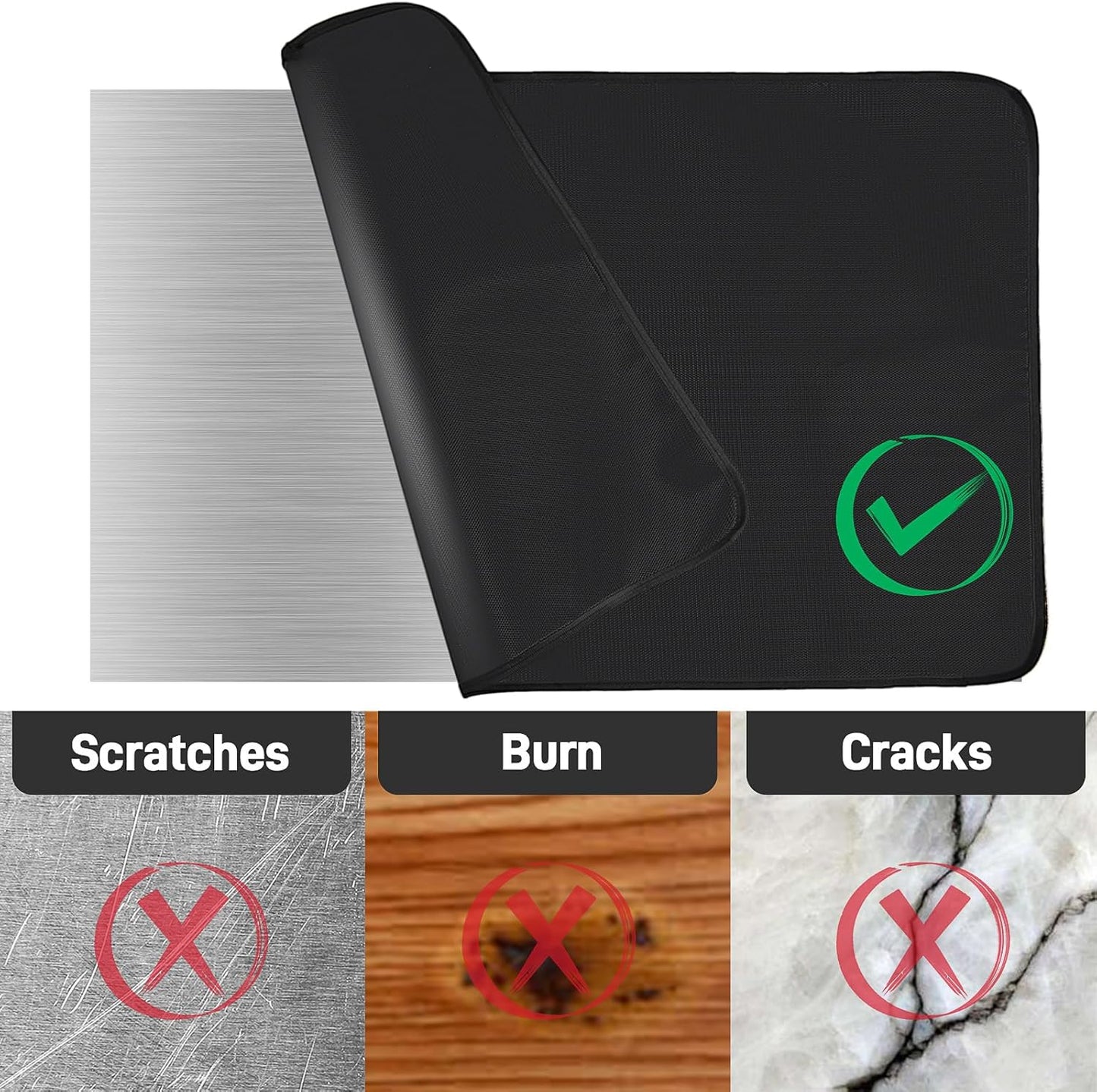 TLOPA® Heat Resistant Floor Mat for Portable Heater