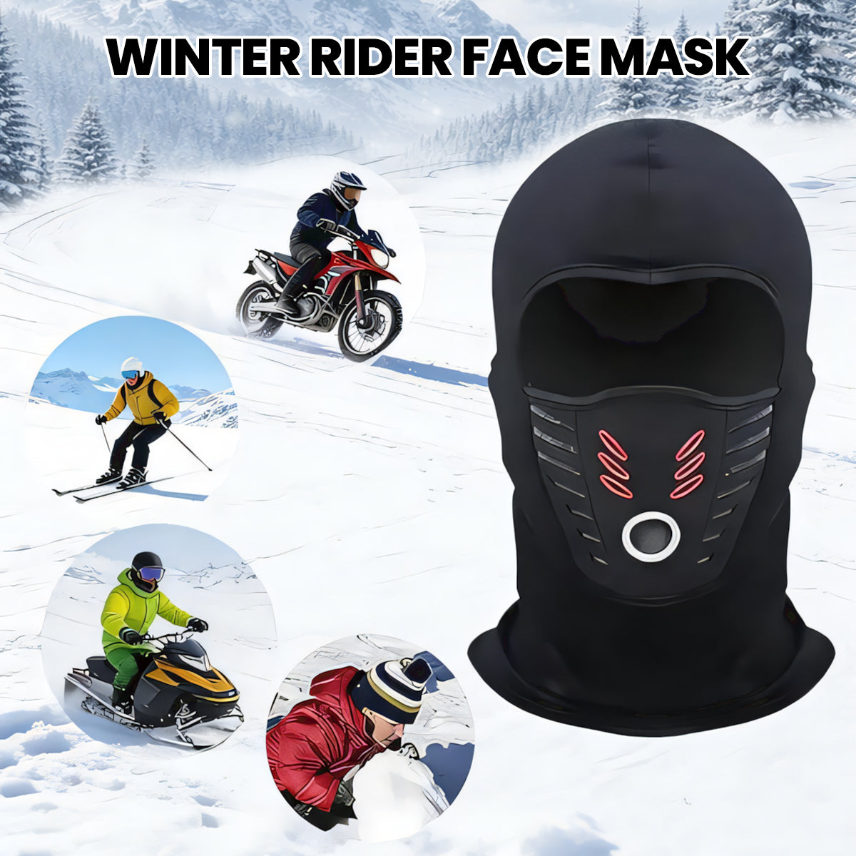 Winter Warm Anti-Haze Balaclava Full Face Mask