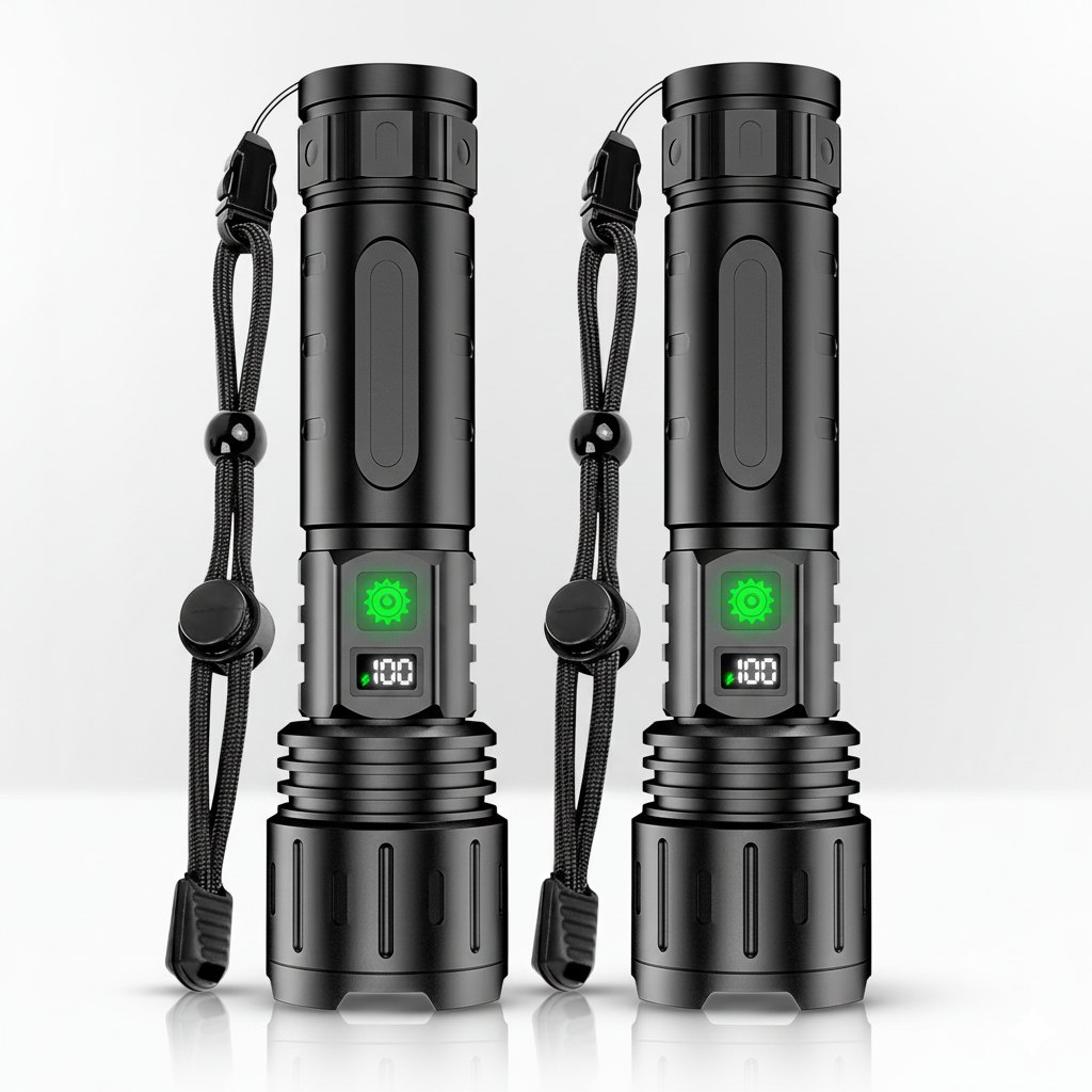 ⏰ EXCLUSIVE DEAL 60% OFF + FREE SHIPPING🔦 Billhol® 990000LM Super Bright Survival Flashlight for Every Adventure!
