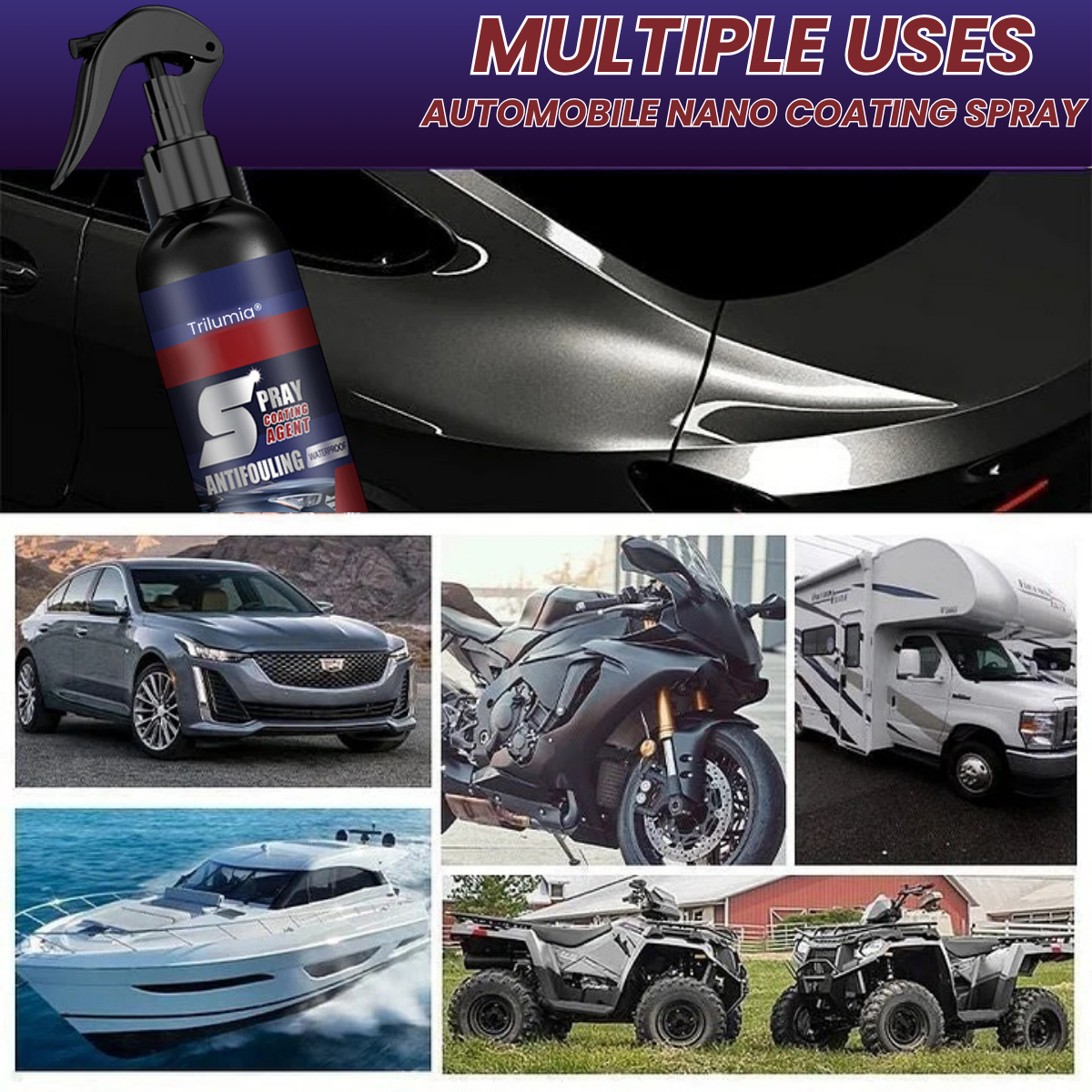 ⏰ Flash Sale: 60% OFF🔥Trilumia® Multifunctional Coating Renewal Agent Spray