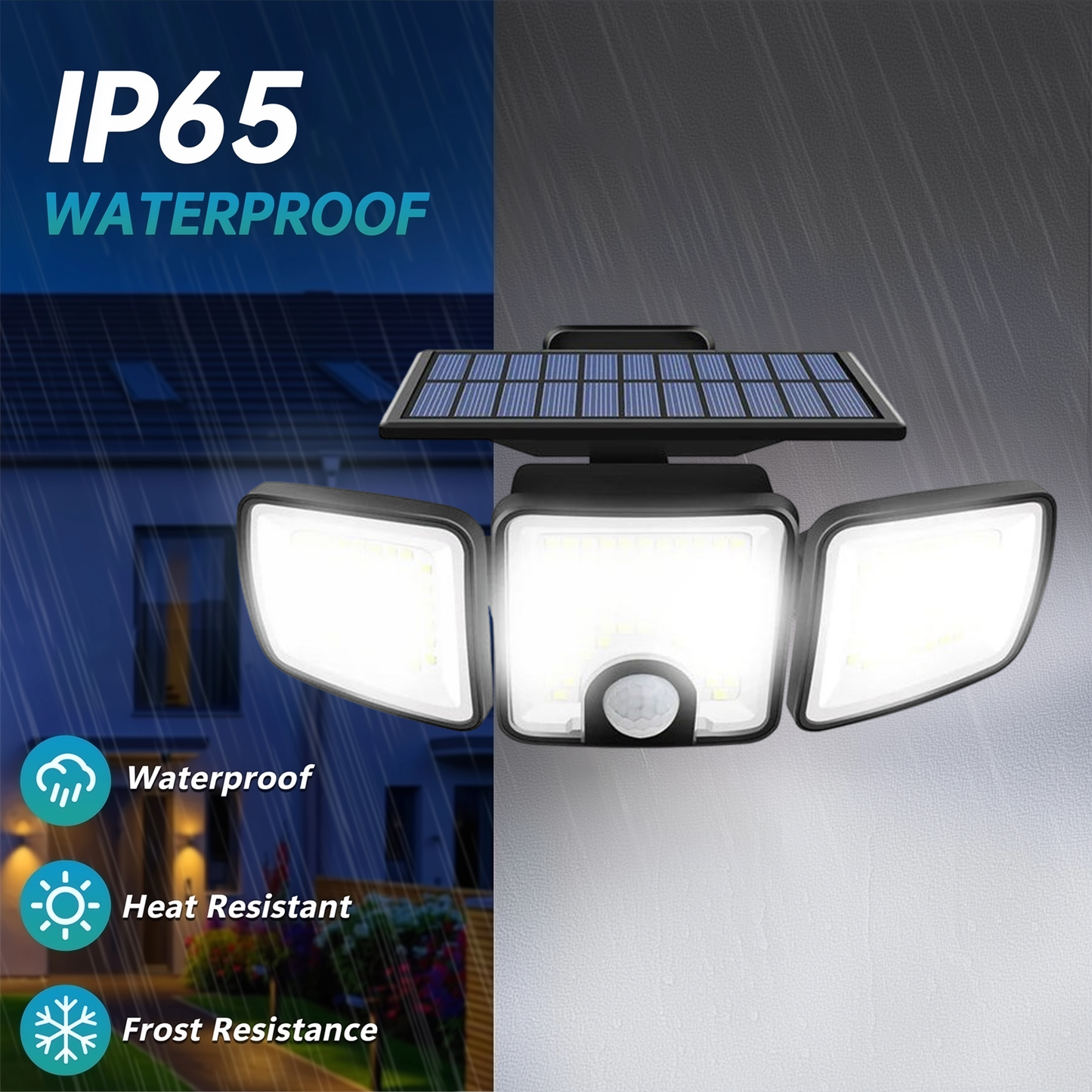 ⏰ EXCLUSIVE DEAL 60% OFF + FREE SHIPPING🔥 Billhol® Solar Outdoor Light with PIR Motion Sensor & 3 Lighting Modes