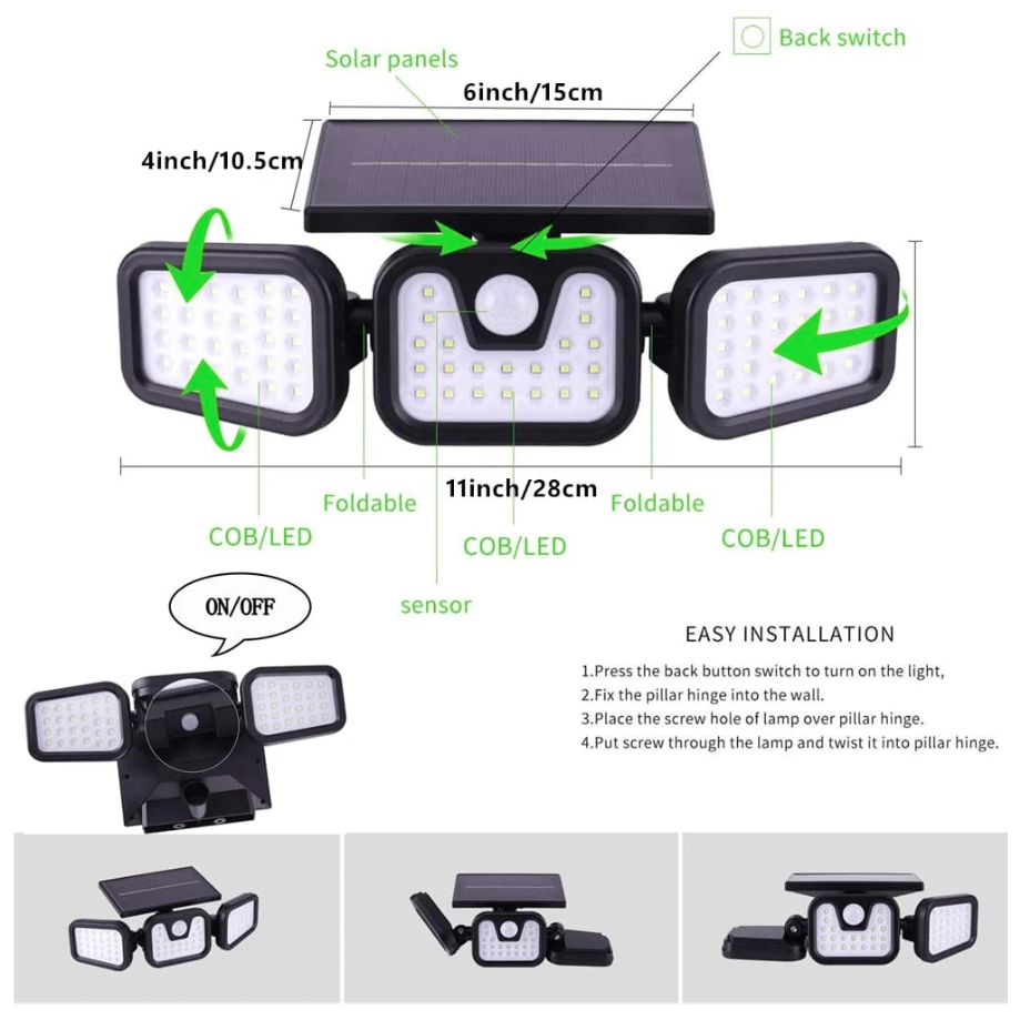 🎉Last Day Promotion 60% OFF + FREESHIPPING🔥TLOPA® Eco Solar-Powered Outdoor Lights🔥NEWEST VERSION 2025