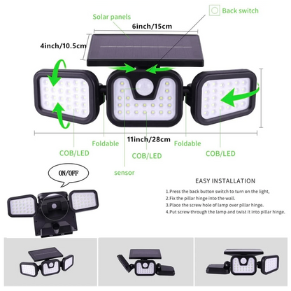 🎉Last Day Promotion 60% OFF + FREESHIPPING🔥TLOPA® Eco Solar-Powered Outdoor Lights🔥NEWEST VERSION 2025