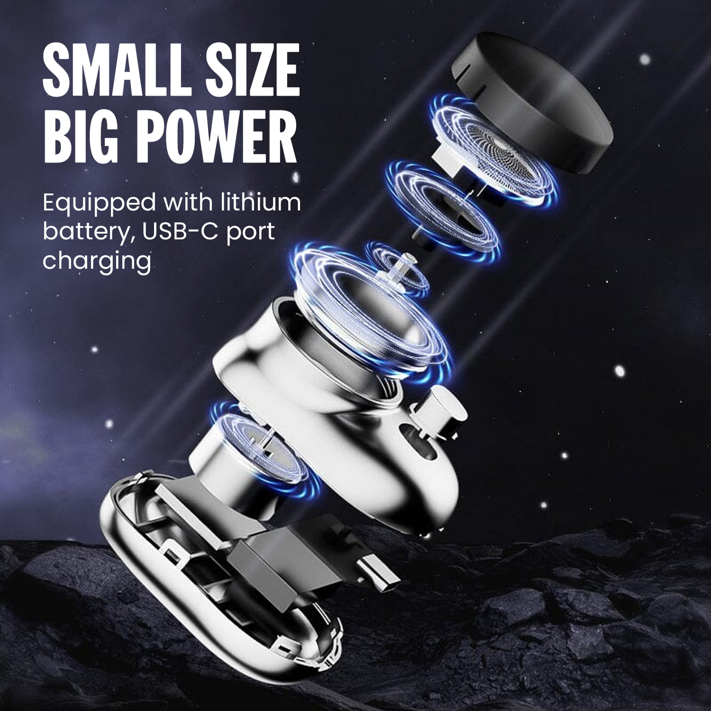 ⏰Last Day Promotion 70% OFF🔥Billhol® Mini-Shave Portable Electric Shaver