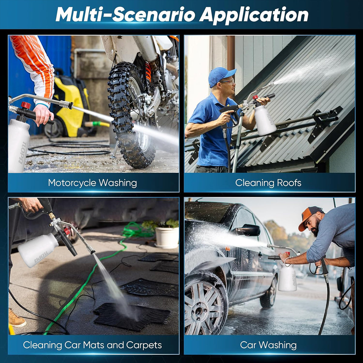 ⏰Last Day Promotion 80% SALE OFF 💥TLOPA® Foam Cannon Dual Connector Accessory