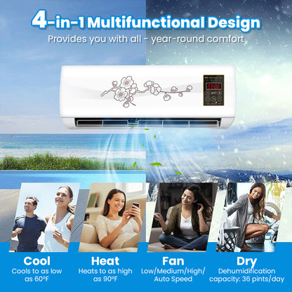 ⏰ FLASH SALE: 60% OFF + FREESHIPPING🔥TLOPA® Ultra Function Wall Air Conditioner ❄️