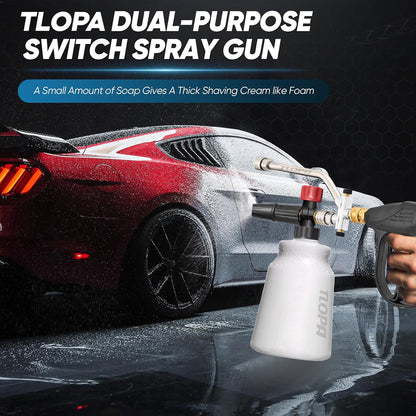 ⏰Last Day Promotion 80% SALE OFF 💥TLOPA® Foam Cannon Dual Connector Accessory
