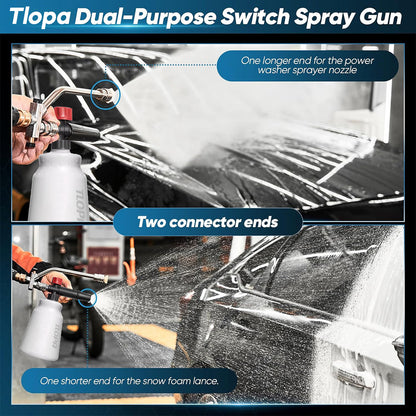 ⏰Last Day Promotion 80% SALE OFF 💥TLOPA® Foam Cannon Dual Connector Accessory