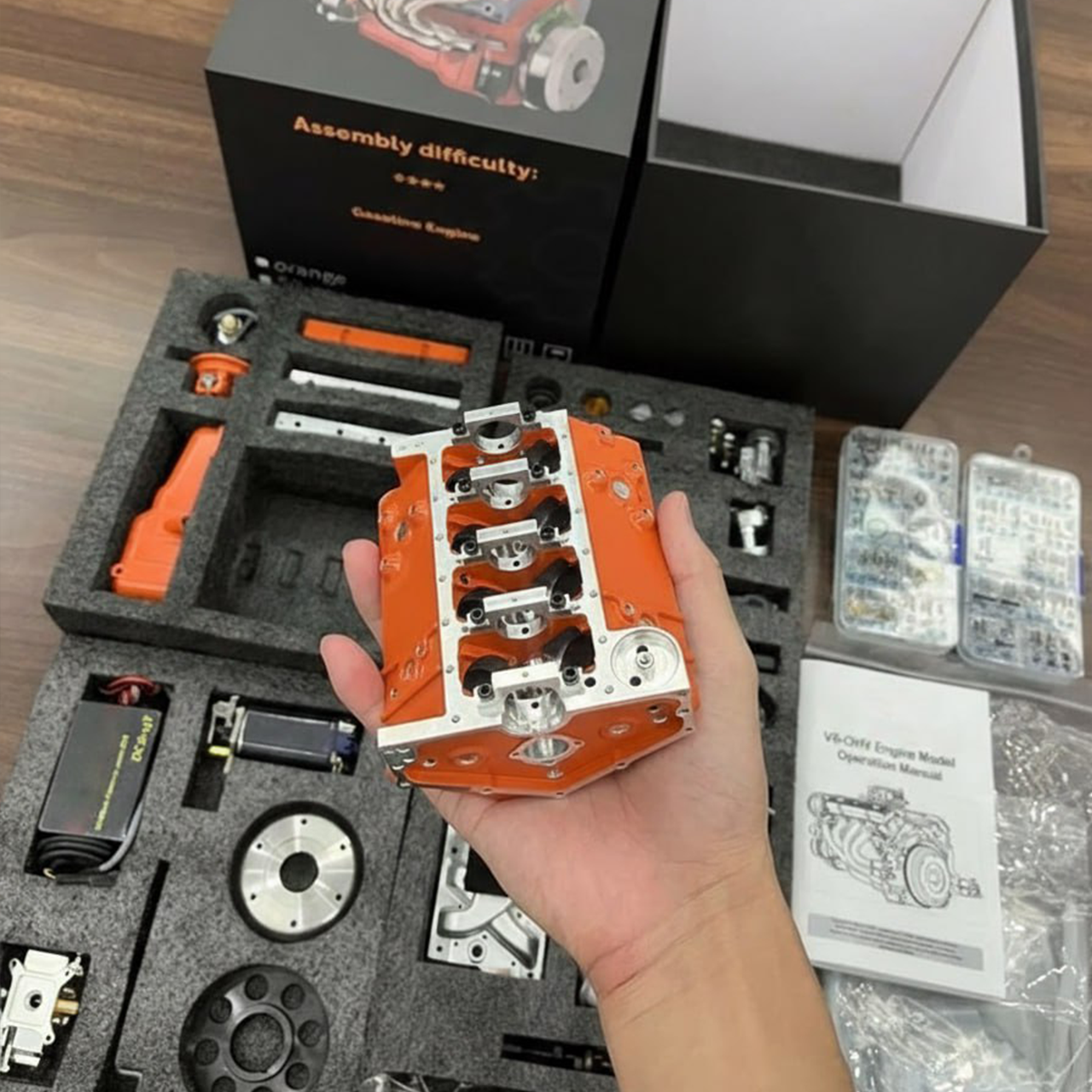 TLOPA® Gasoline V8 Mini Power Engine Kit