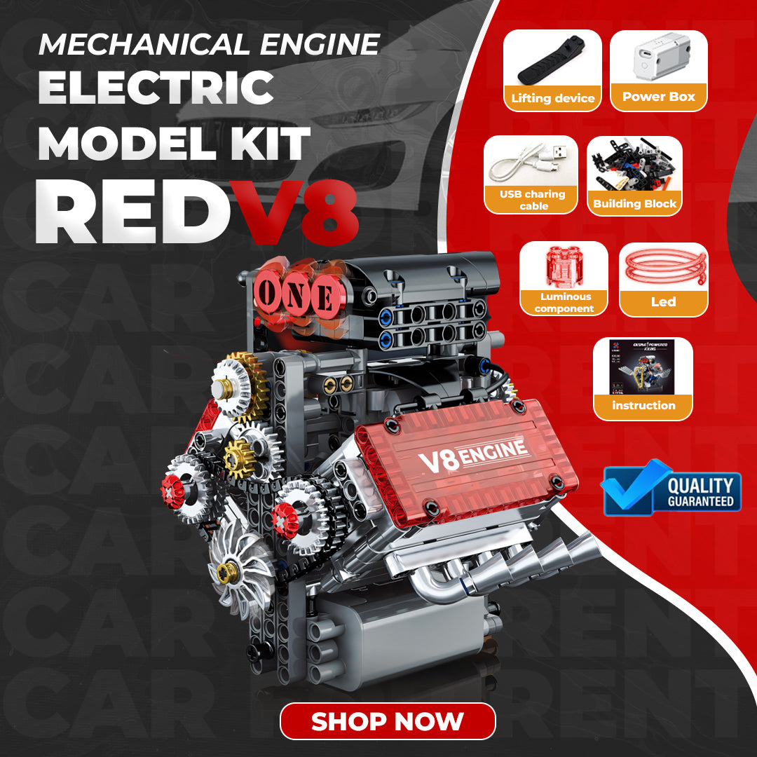 🎉LIMITED DEAL 60% OFF - 🔥TLOPA® Electric Model Kit RED V8