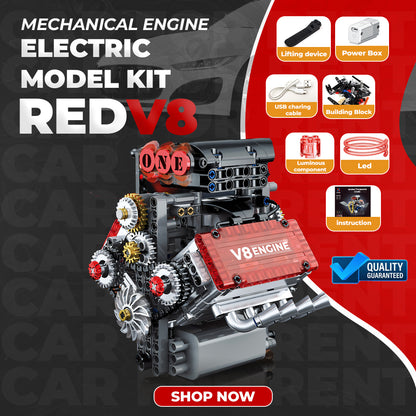 🎉LIMITED DEAL 60% OFF - 🔥TLOPA® Electric Model Kit RED V8