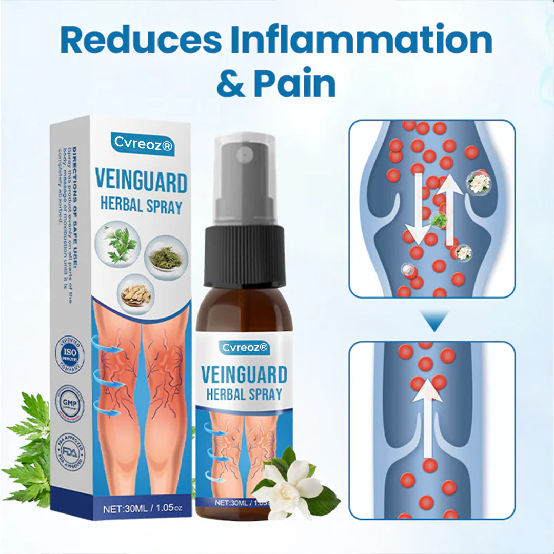 ⏰Last Day Promotion: 60% OFF🔥 Cvreoz® VeinGuard Herbal Spray