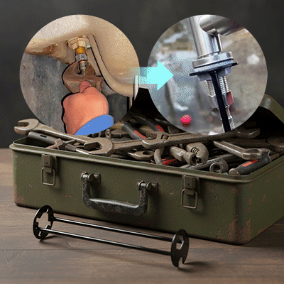 🔥FLASH SALE: 60% OFF + FREESHIPPING🔥TLOPA® Four-Jaw Hex Wrench (2PCS Set) 🌟 Universal Sink & Faucet Installer