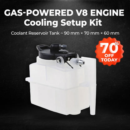 Gas-Powered V8 Engine Cooling Setup Kit
