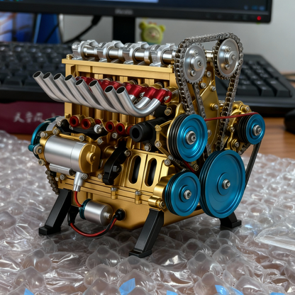 🎉Last Day Promotion 60% OFF + FREESHIPPING🔥TLOPA® Full-Metal V8 Engine Model Kits