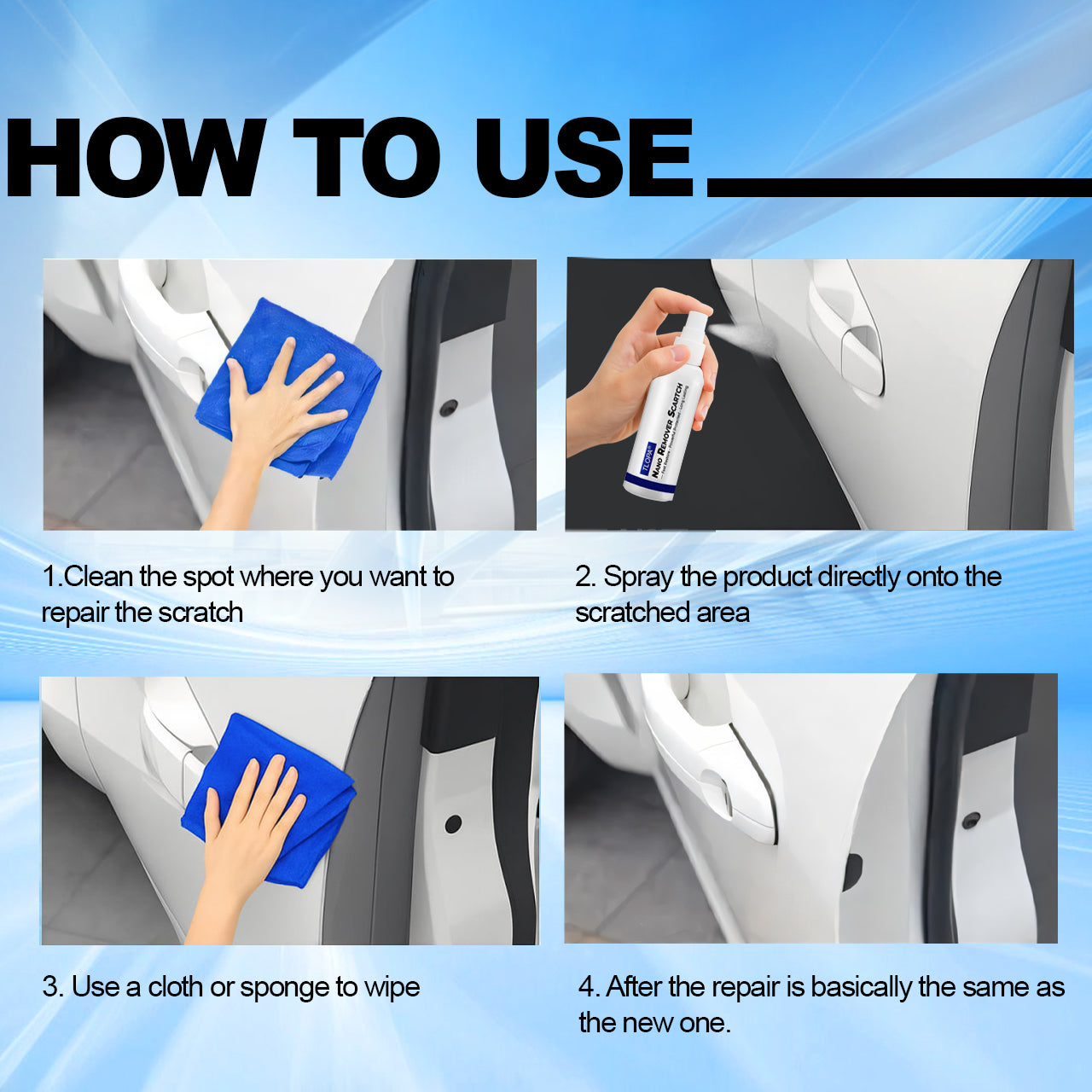⏰Last Day Promotion: 60% OFF🔥 TLOPA® Nano Scratch Remover Spray For Car