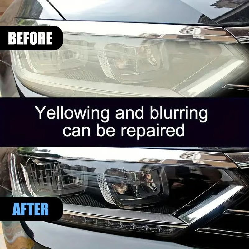 🏆 50K+ SOLD! – Almost Gone💥🚘TLOPA® Automotive Headlamp Restoration Fluid Kit