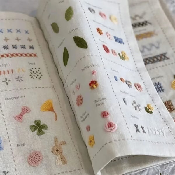 New Year's Special Offer 💝 Trilumia® All-Scenario Embroidery Stitch Book Kit
