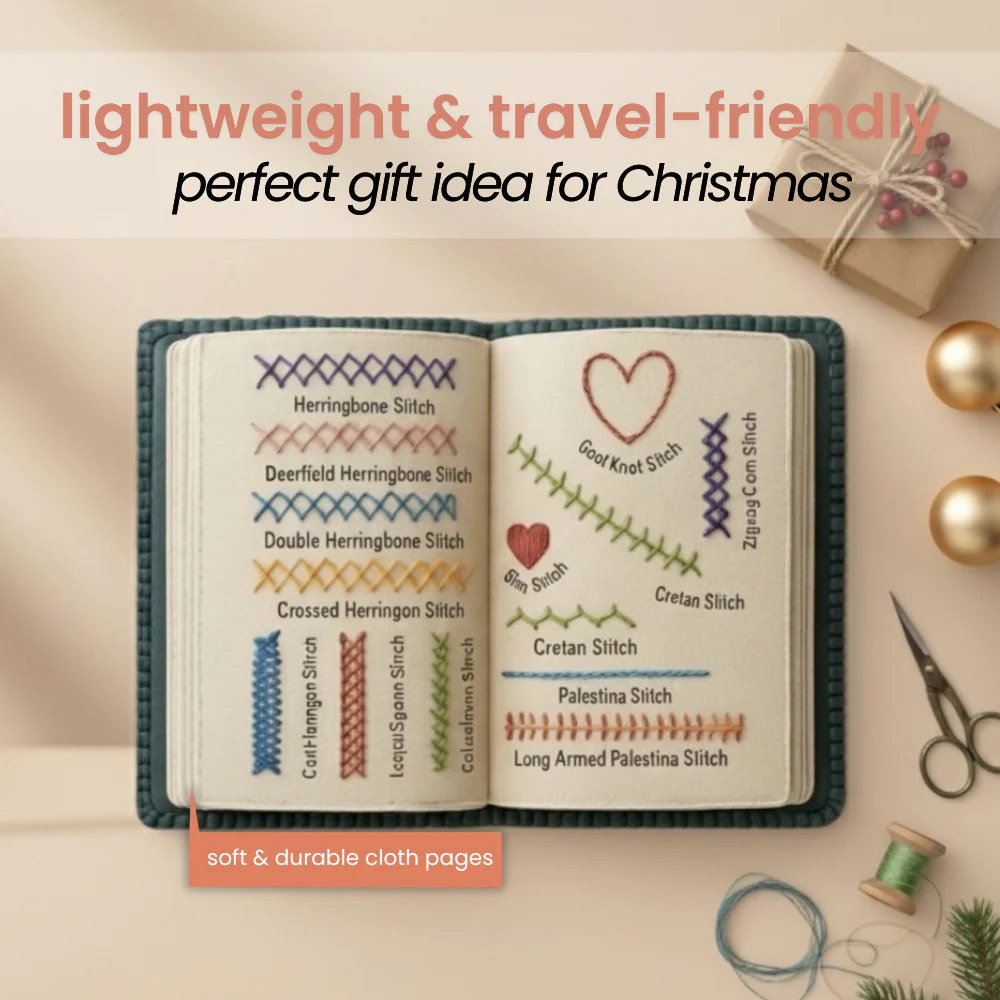 New Year's Special Offer 💝 Trilumia® All-Scenario Embroidery Stitch Book Kit