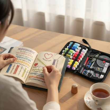 New Year's Special Offer 💝 Trilumia® All-Scenario Embroidery Stitch Book Kit