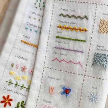 New Year's Special Offer 💝 Trilumia® All-Scenario Embroidery Stitch Book Kit